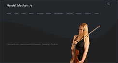 Desktop Screenshot of harrietmackenzie.com